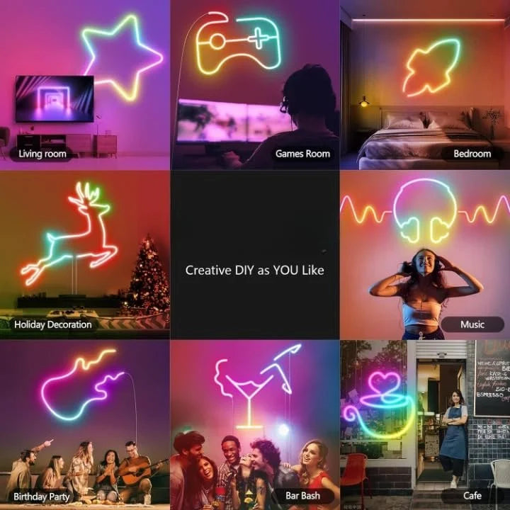 RGB-IC LED Neon Rope Light