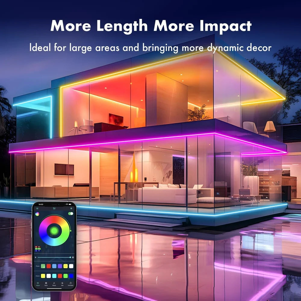 RGB-IC LED Neon Rope Light
